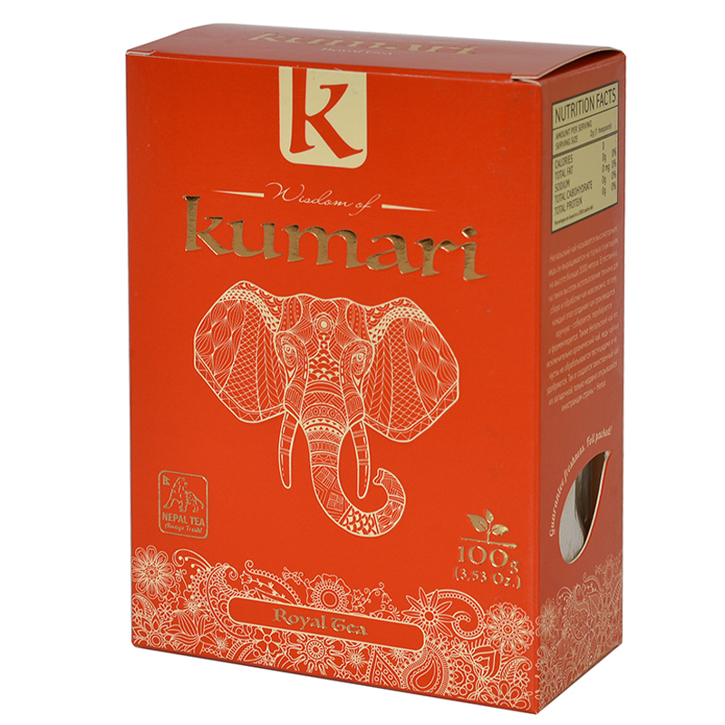 чёрный чай непальский Королевский Кумари (Royal tea Kumari), 100 грамм